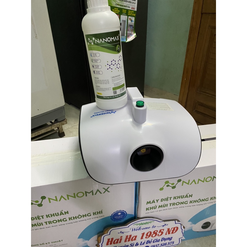 Máy khử khuẩn chính hãng Nanomax🔥 sử dụng công nghệ NANO loại bỏ mùi hôi, ẩm mốc trong nhà, ô tô, văn phòng 🔥Bảo hành 1