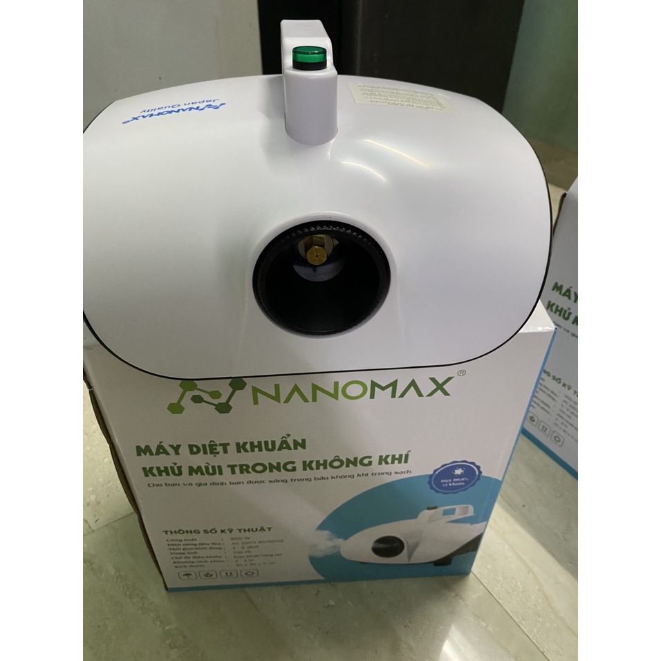 Máy khử khuẩn chính hãng Nanomax🔥 sử dụng công nghệ NANO loại bỏ mùi hôi, ẩm mốc trong nhà, ô tô, văn phòng 🔥Bảo hành 1