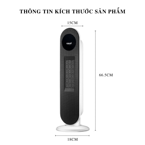 Máy sưởi gốm Huyndai BL-K17J - Bảo Hành 12 Tháng - Susu2020.