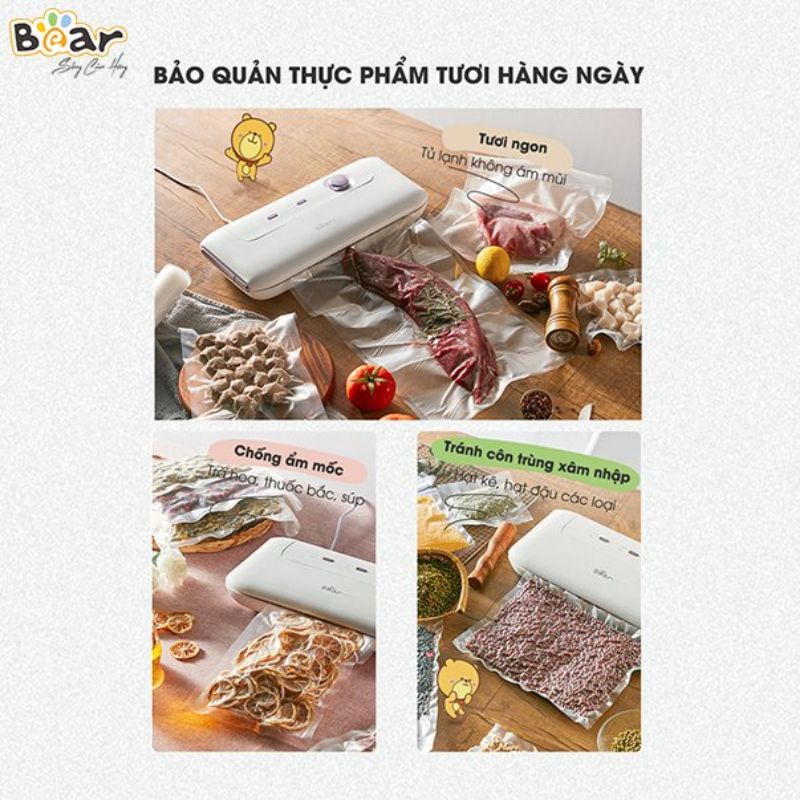 Máy Hút Chân Không Bear ⭐HÀNG CHÍNH HÃNG QUỐC TẾ BẢO HÀNH 12 THÁNG