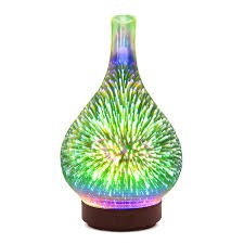 ĐÈN XÔNG TINH DẦU LỌ HOA 3D ĐẸP THƠ MỘNG THAY ĐÈN NGỦ.+1 Lọ Tinh Dầu 10Ml Ngẫu Nhiên .