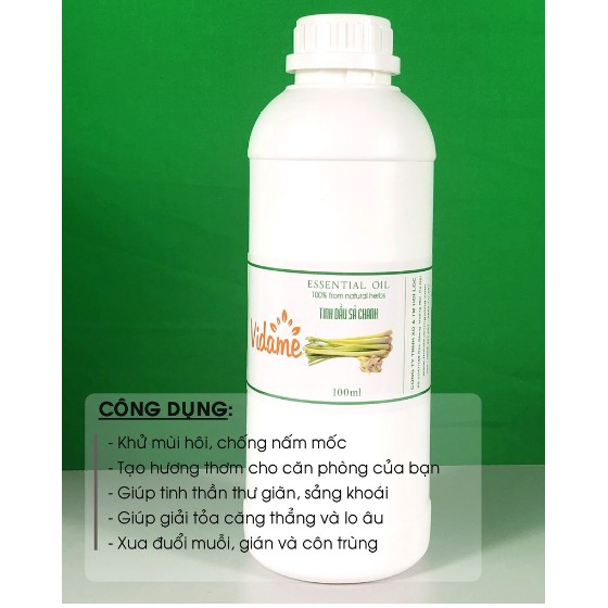 1 LÍT Tinh dầu Sả chanh nguyên chất .