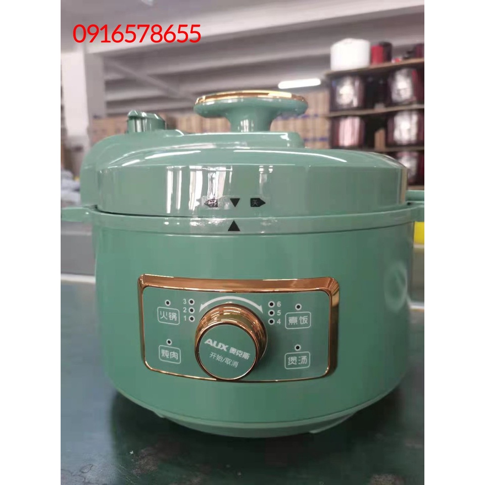 Nồi hầm chậm AUX,nồi áp suất 406 , nồi nấu cháo, nấu cơm, ăn lẩu bản mới nhất 2021.