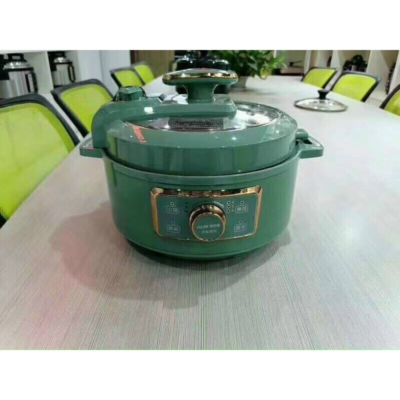 Nồi hầm chậm AUX,nồi áp suất 406 , nồi nấu cháo, nấu cơm, ăn lẩu bản mới nhất 2021.