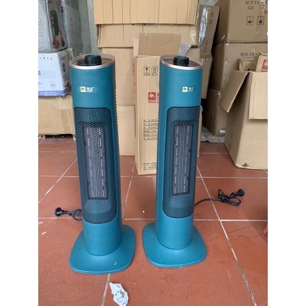 Máy sưởi - Quạt sưởi gốm đứng Camel xanh ngọc, làm ấm nhanh, thiết kế sang trọng, an toàn cho gia đình mùa Đông lạnh giá