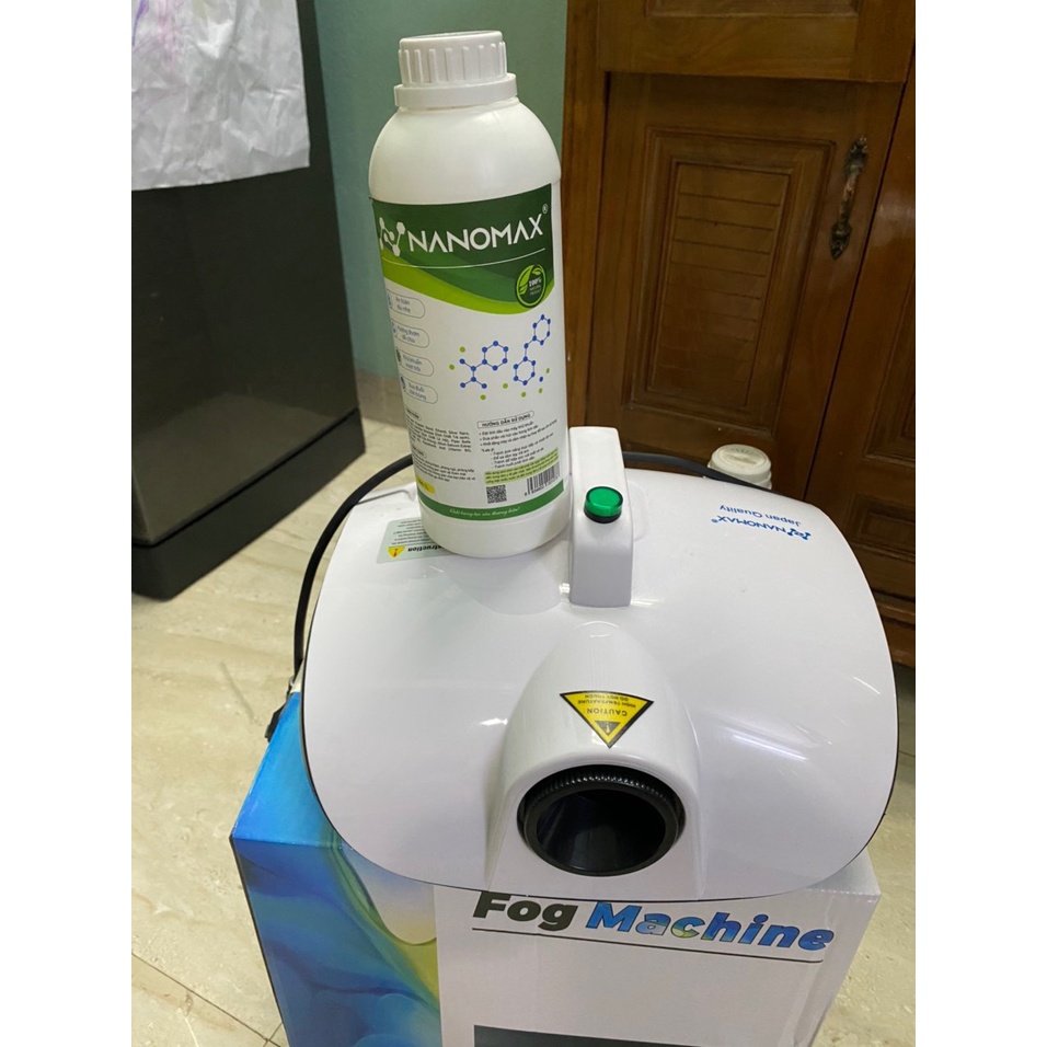 HÀNG CHÍNH HÃNG (Combo máy+2 lit nano bạc)Máy khử mùi diệt khuẩn Nano Bạc 2020KT .