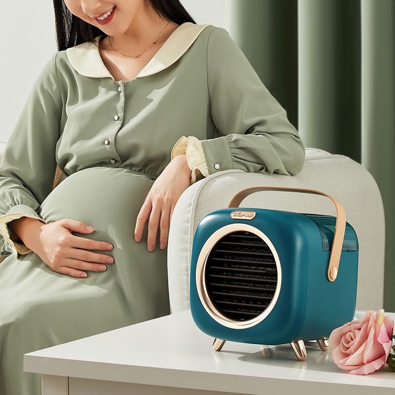 Quạt Sưởi Để Bàn Kèm Phun Sương Bù Ẩm Tiết Kiệm Năng Lượng Bear DNQ-A06R1