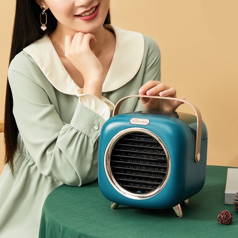 Quạt Sưởi Để Bàn Kèm Phun Sương Bù Ẩm Tiết Kiệm Năng Lượng Bear DNQ-A06R1