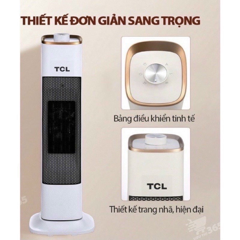 Quạt sưởi gốm  CAMEL/SEKA cao cấp, Máy sưởi làm ấm không khí công suất 2200W, an toàn, tiết kiệm điện, đầu xoay góc rộng