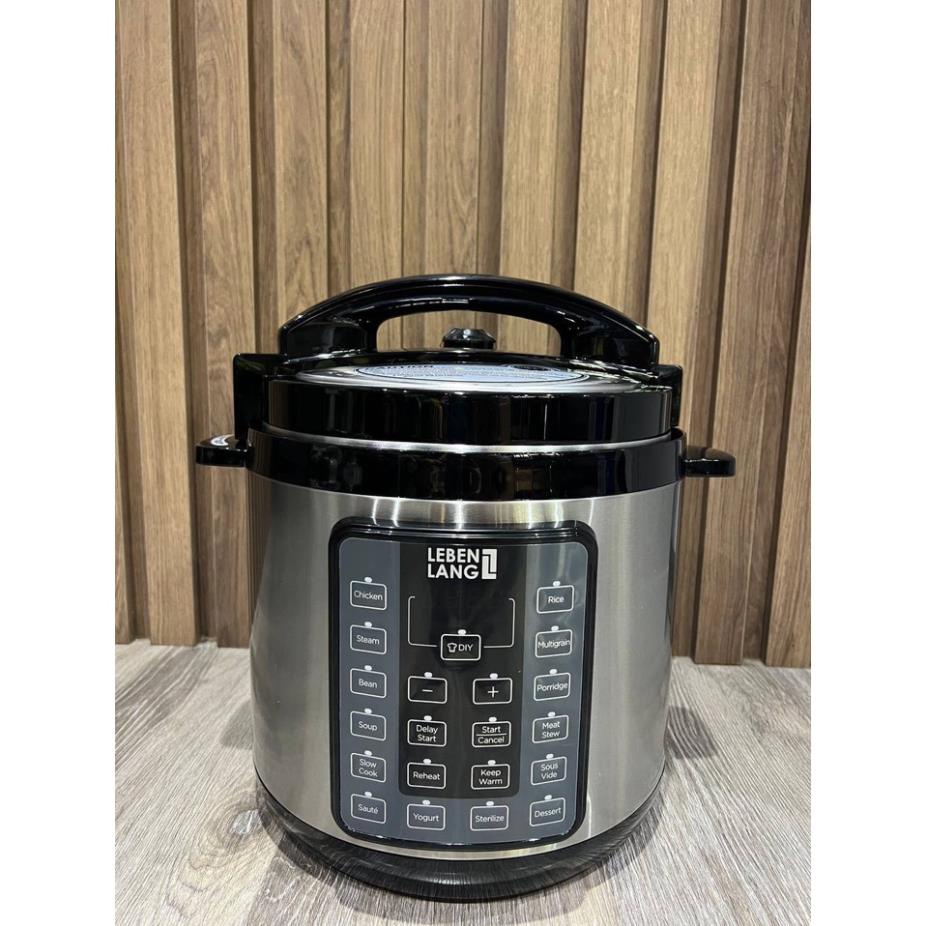 Nồi áp suất điện Lebenlang LBEE0908-EC 14in1 - Nồi hầm đa năng- BH 24 tháng