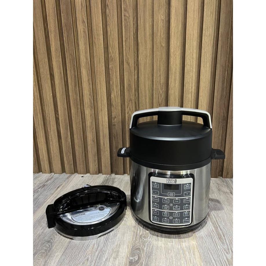 Nồi áp suất điện Lebenlang LBEE0908-EC 14in1 - Nồi hầm đa năng- BH 24 tháng
