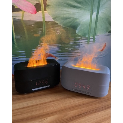 Máy khuếch tán tinh dầu Vdecor hình ngọn lửa 200ml trang trí bàn làm việc sang trọng
