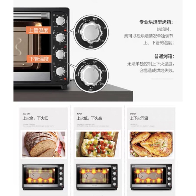 Lò Nướng UKOEO 76 l  - Chính Hãng- Bảo Hành 12 Tháng