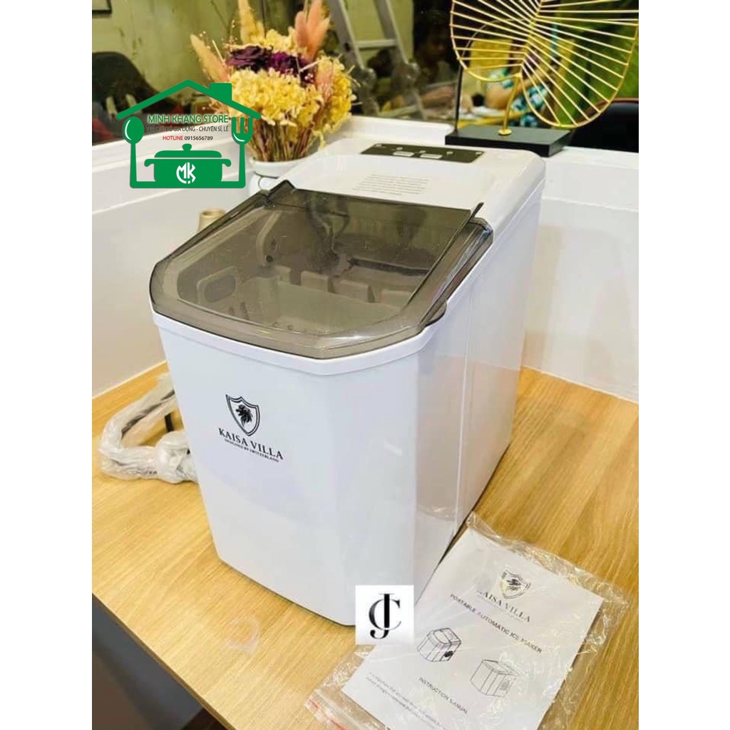 Máy Làm Đá Viên Kaisa Villa Model JD-8076 - Làm đá tự động 6-13 phút, Bảo hành 12 tháng