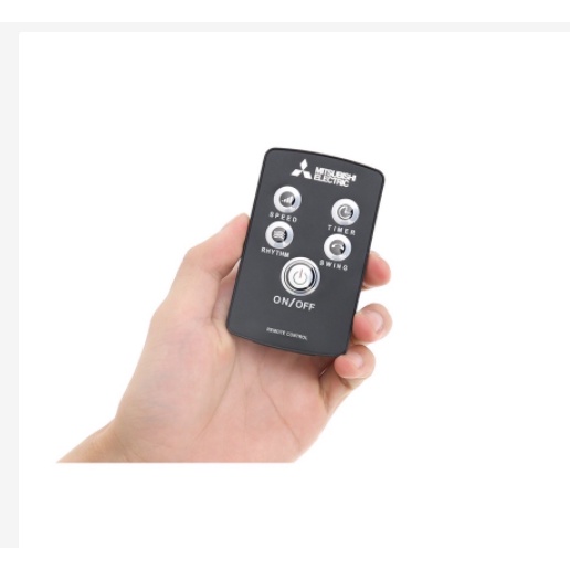 Quạt treo tường Mitsubishi W16-RV có điều khiển, Made in ThaiLand.