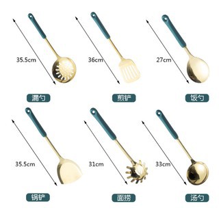Bộ 7 món dụng cụ nấu ăn inox cao cấp ( hàng sẵn )