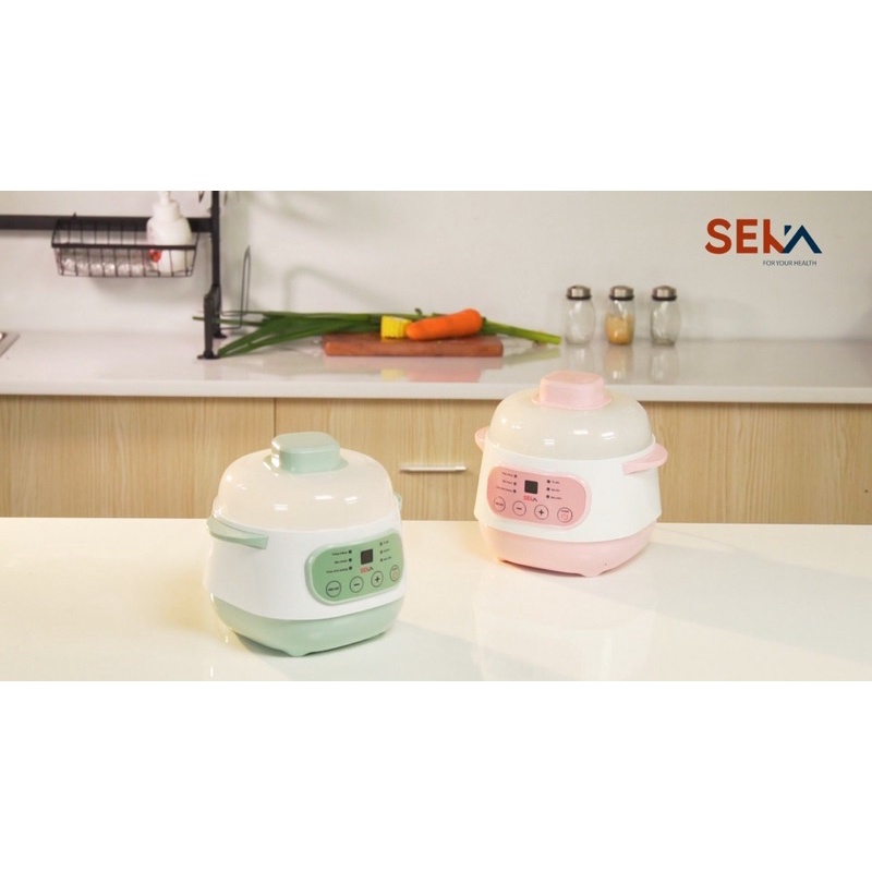 Nồi hầm/ nồi nấu cháo chậm cách thủy 1L SEKA- GT68/ 2L GT69