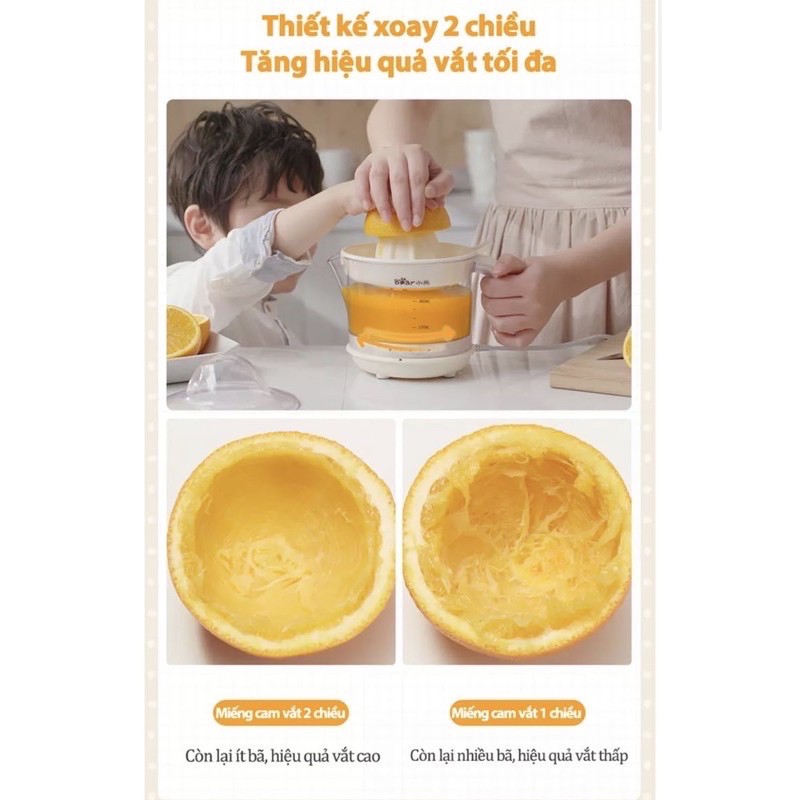 Máy vắt cam chính hãng Bear