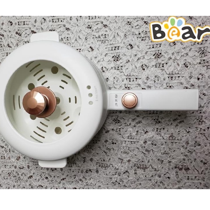 Nồi Điện Đa Năng Bear DRG-P16M2 Chống Dính Ăn Lẩu, Chiên, Xào Chính Hãng Bảo Hành 18 Tháng