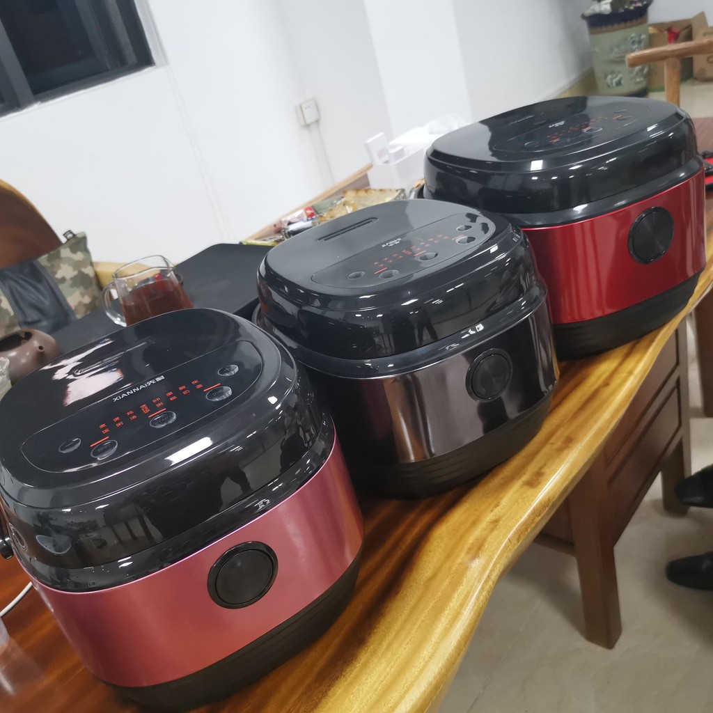 Nồi Cơm Điện Tử Mini Đa Năng Giá Rẻ JIASHI 3L/5L Cho 2-6 Người 8 Chức Năng Nấu HDTV