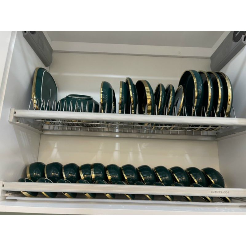 Set đầy đủ Bộ bát đĩa, phụ kiện bàn ăn 46 chi tiết, phong cách Châu Âu!