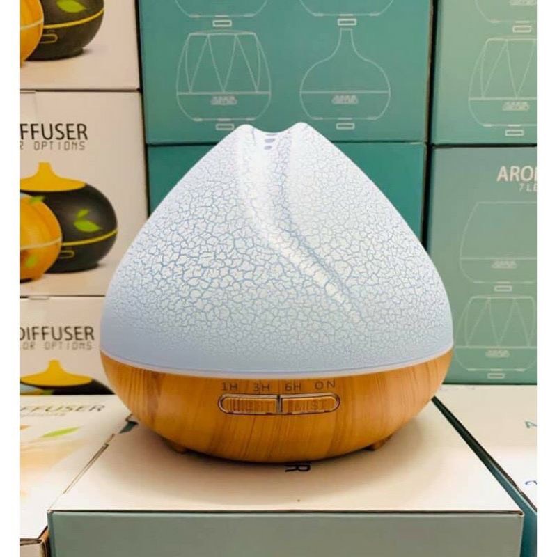 Máy Khuếch Tán Tinh Dầu Búp Sen 550ml Có Remote