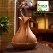 MAÝ XÔNG TINH DÂU-LỌ HOA VÂN ĐEN Vỏ Giả Gỗ .