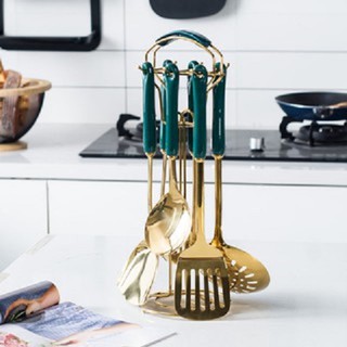 Bộ 7 món dụng cụ nấu ăn inox cao cấp ( hàng sẵn )