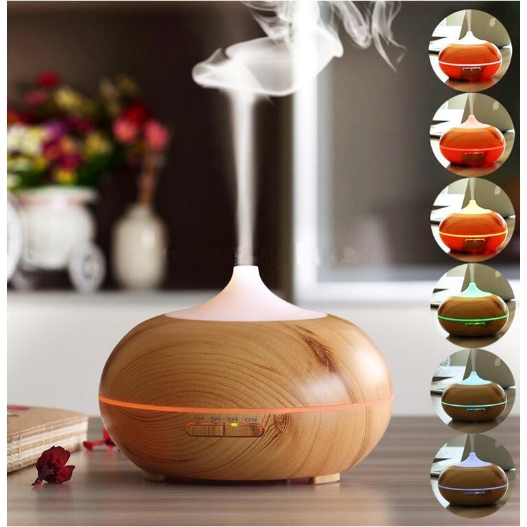 Máy Xông Tinh Dầu, Khuếch tán tinh dầu, Phun sương Lọ hoa 3D