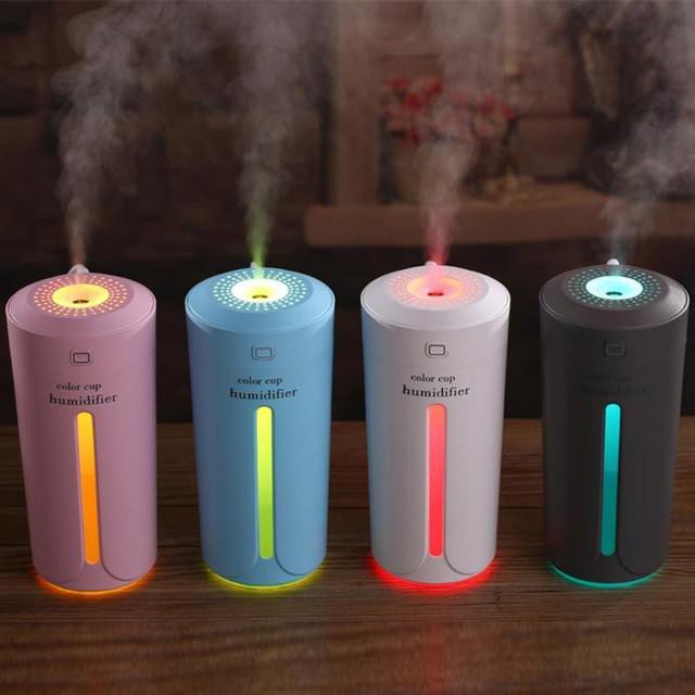 Máy Phun Sương tạo ẩm, khuếch tán tinh dầu Hình Cốc - cổng USB dùng cho phòng điều hòa, trên ô tô ...