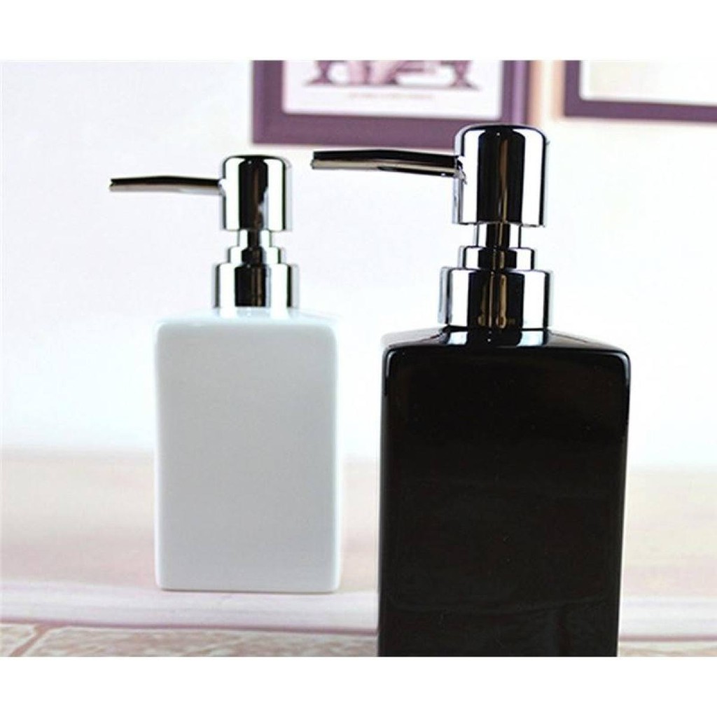 Bình đựng nước rửa tay, dầu gội, sữa dưỡng thể bằng sứ ( chọn mẫu )