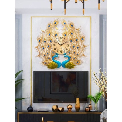 Đồng hồ Chim Công uyên ương phú quý 3D chính hãng tặng kim đh chống trôi