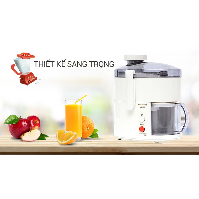 Máy ép trái cây Panasonic MJ-68MWRA - Chính hãng bảo hành 1 năm toàn quốc