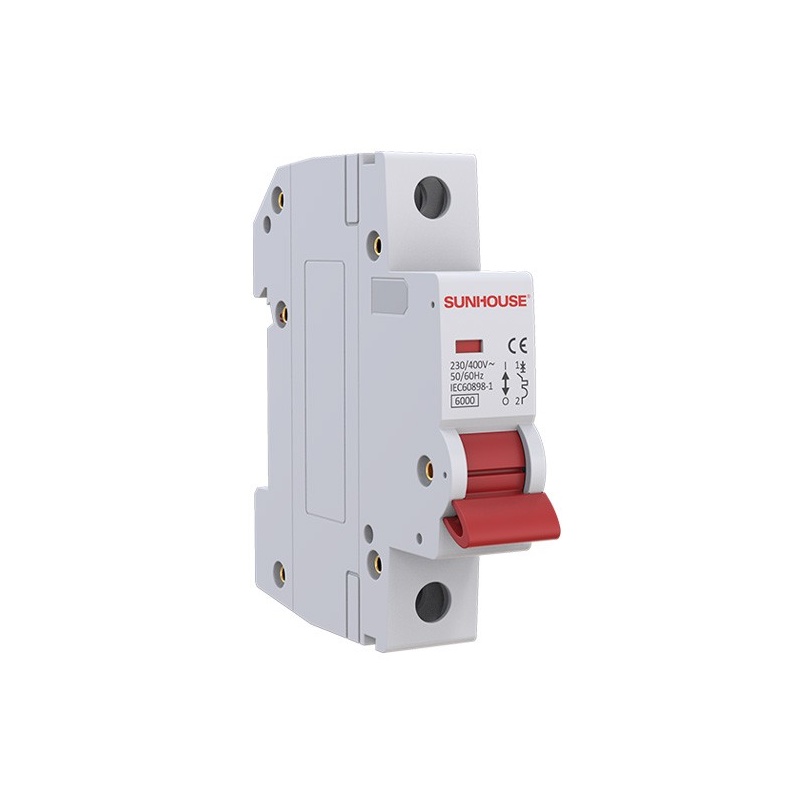 Cầu dao tự động Sunhouse MCB 1 cực 220VAC SHE-B-C68N - Chống quá dòng, quá tải và ngắn mạch -  Hàng Bếp 3B