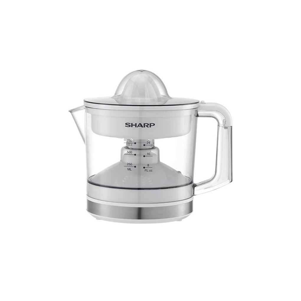 Máy vắt cam Sharp EJ-J407-WH - Dung tích 750ml - Tự động đảo chiều vắt - Bảo hành 12 tháng - Hàng Bếp 3B