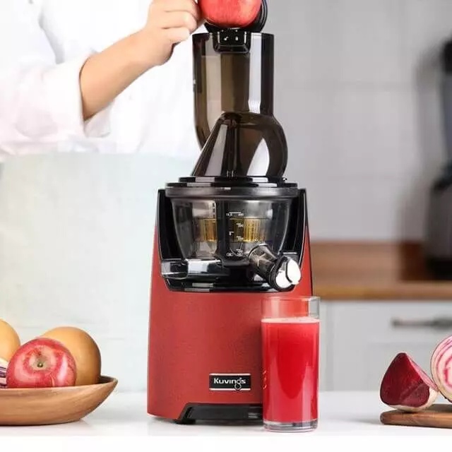 Máy ép chậm Kuvings EVO820 (màu đỏ) - Nhập khẩu Hàn Quốc - Chất lượng uy tín - Hàng Bếp 3B