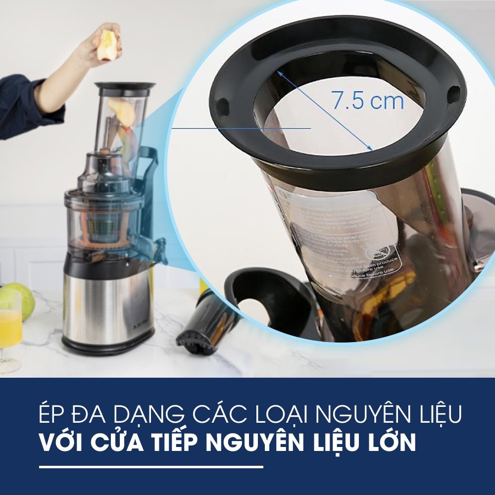 Máy ép chậm 250ml Kalite KL-565 - Ép trái cây nguyên quả - Bảo hành 24 tháng