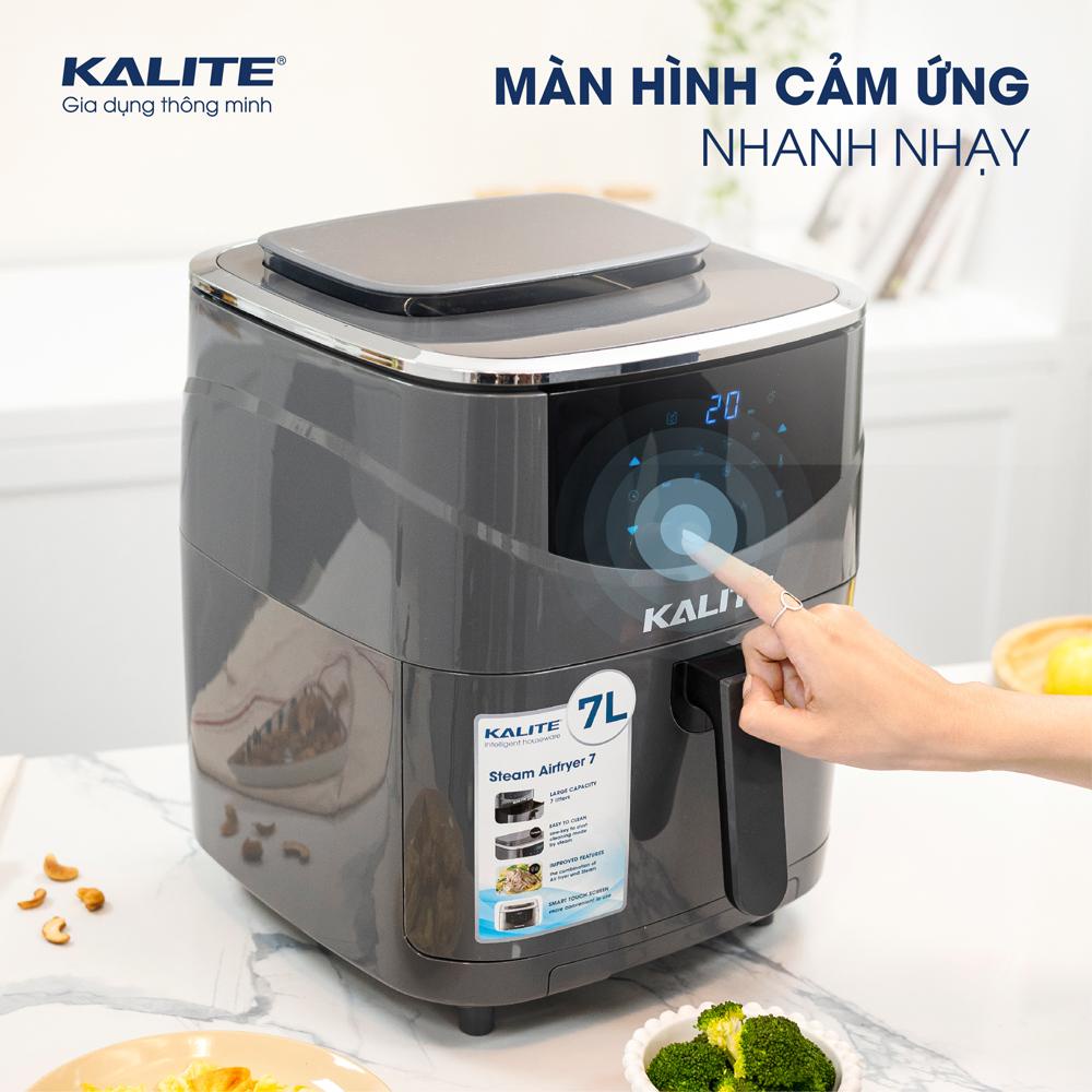 Nồi chiên không dầu hơi nước Kalite Steam 7 - Dung tích 7L - Hàng Bếp 3B - Giao hàng siêu tốc
