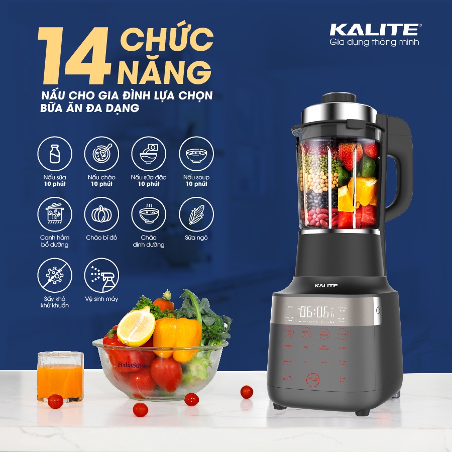 Máy làm sữa hạt, nấu cháo, nấu súp Kalite 1.75 lít KL-950 -  Bảo hành 24 tháng
