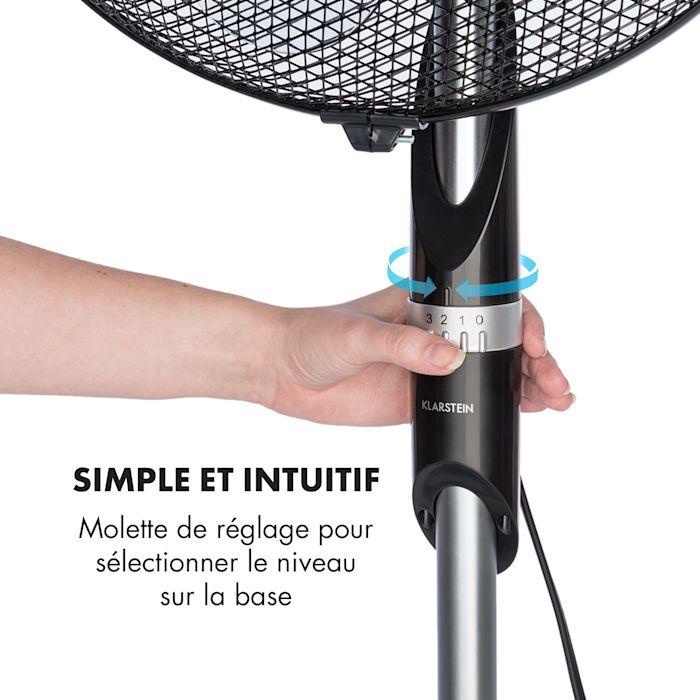 Quạt đứng Klarstein Summer Vibe Standventilator 10032344 - Nhập khẩu Đức - Hàng Bếp 3B