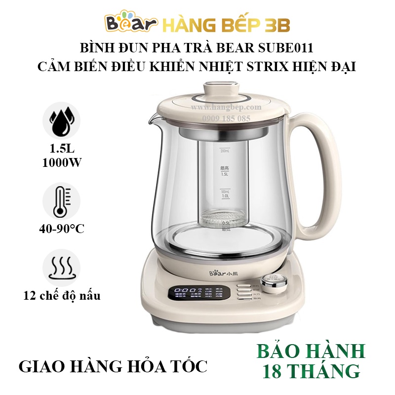 Máy pha trà Bear SUBE011 - Dung tích 3L - Hàng Bếp 3B