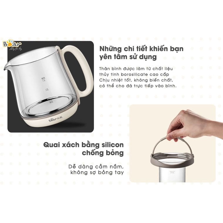 Máy pha trà Bear SUBE011 - Dung tích 3L - Hàng Bếp 3B