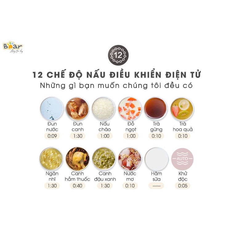 Máy pha trà Bear SUBE011 - Dung tích 3L - Hàng Bếp 3B