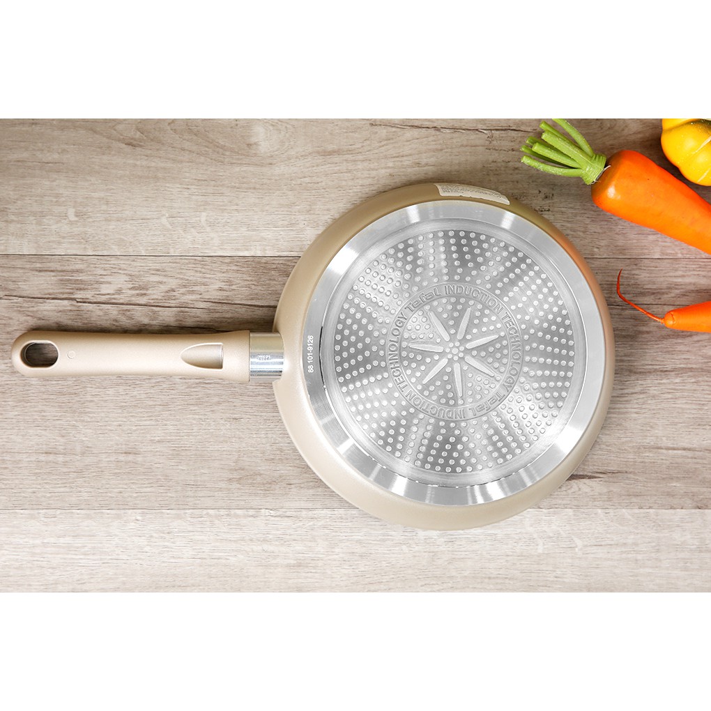 Chảo chiên chống dính đáy từ Tefal Sensations ( 24cm/26/28cm) - Sử dụng bếp từ, hàng chính hãng phân phối
