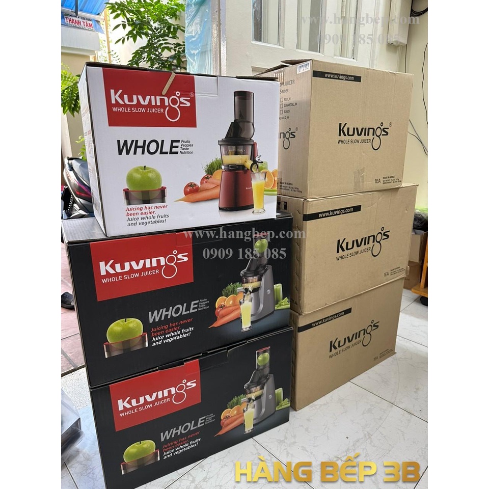 Máy ép chậm Kuvings C7000R màu đỏ - Hàng Bếp 3B - Made in Korea - Hàng mới 100%