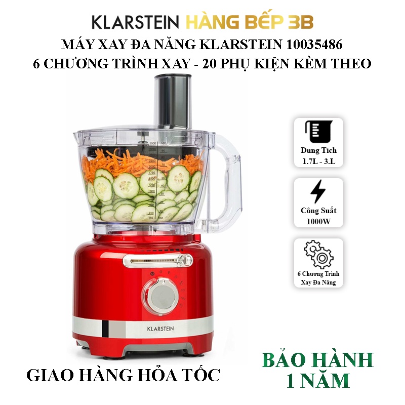 Máy xay đa năng Klarstein Luca - Hàng Bếp 3B - Có bảo hành