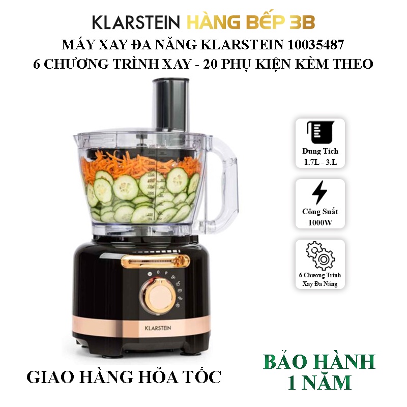 Máy xay đa năng Klarstein Luca - Hàng Bếp 3B - Có bảo hành