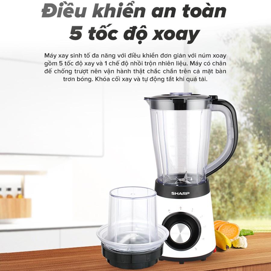 Máy xay sinh tố Sharp EM-S155PV-WH - Hàng Bếp 3B