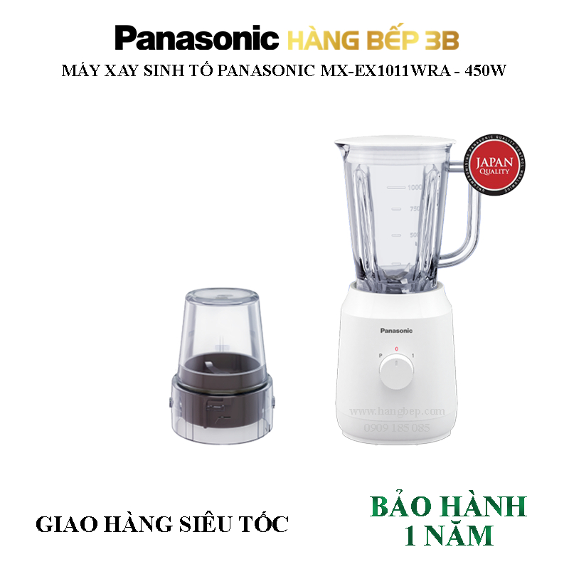 Máy xay sinh tố đa năng Panasonic MX-EX1011WRA - 2 cối - Chính hãng phân phối