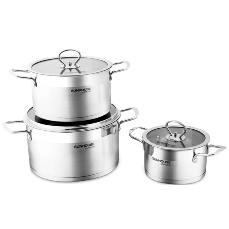 Bộ nồi Inox 5 đáy từ Sunhouse MAMA SH784